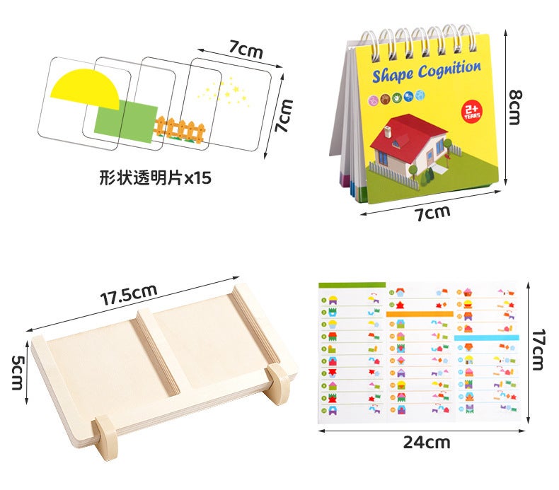 Geometry House Designer Toy Children'S Puzzle Exercise Geometry Space Thinking Logic Imagination Board Game - Image 1